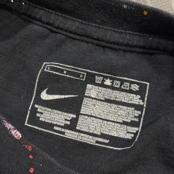 Nike Los Angeles Lakers Lebron James T-Shirt Mens Large Black Beast in The Paint - Picture 5 of 8